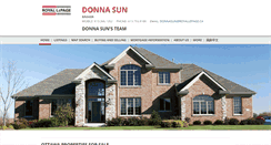 Desktop Screenshot of donnasunhomes.com