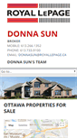 Mobile Screenshot of donnasunhomes.com